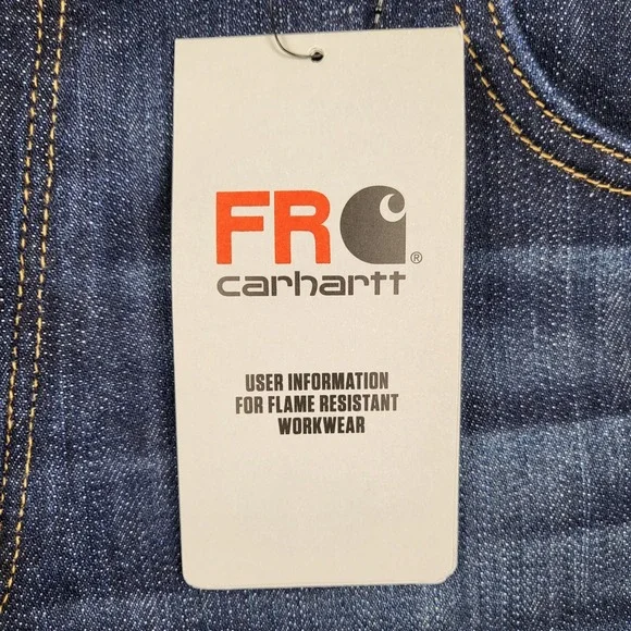 Carhartt Mens 34x30 FR Rugged Flex Straight Fit Flame Resistant Jeans 105069 NWT